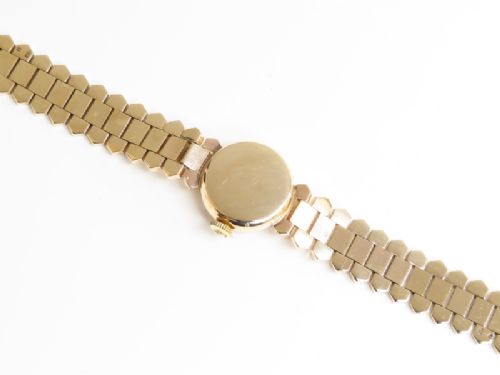 fig 6. BEAUTIFUL SOLID 9CT GOLD ROLEX PRECISION LADIES COCKTAIL WATCH C1952