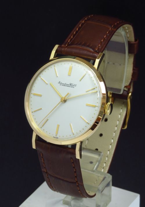 Mint Original Condition Solid 18ct Gold International Watch Company (Iwc) Calibre 89 Mens Vintage Watch C1959