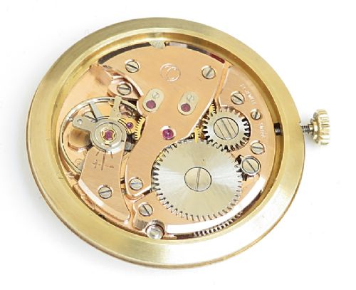 fig 4. SUPERB ORIGINAL SOLID 9CT GOLD TREBEX OVERSIZE MENS WATCH WITH BOX C1967