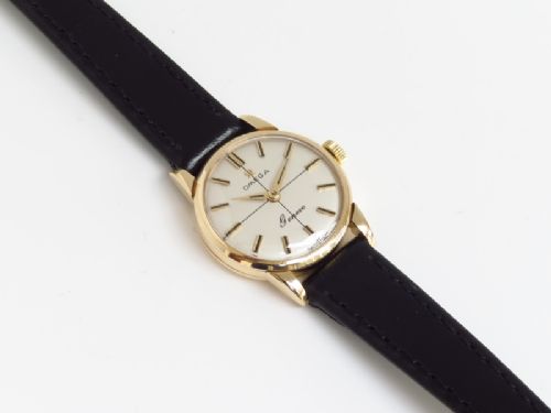 fig 5. WONDERFUL SOLID 9CT GOLD OMEGA GENEVE LADIES VINTAGE WATCH C1960