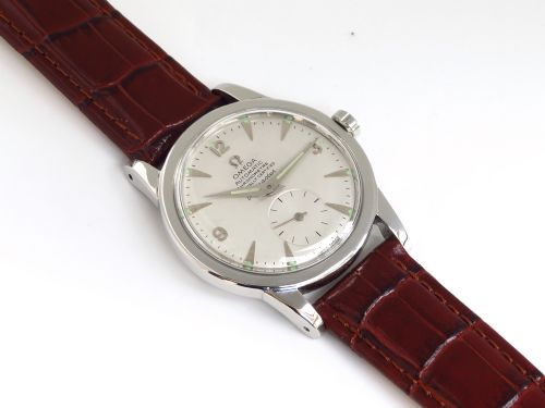 fig 2. WONDERFUL OMEGA SEAMASTER CHRONOMETRE AUTOMATIC BUMPER MENS VINTAGE WATCH C1949