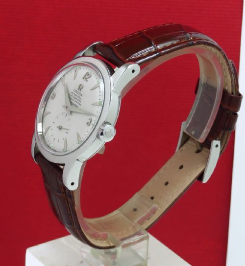fig 4. WONDERFUL OMEGA SEAMASTER CHRONOMETRE AUTOMATIC BUMPER MENS VINTAGE WATCH C1949
