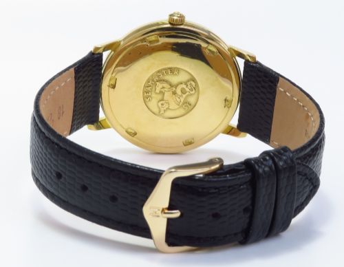 fig 4. SOLID 18CT 18K GOLD OMEGA SEAMASTER DE VILLE AUTOMATIC MENS VINTAGE WATCH C1969