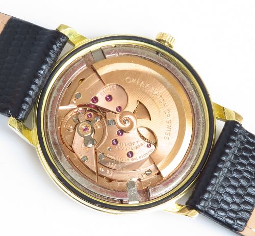 fig 5. SOLID 18CT 18K GOLD OMEGA SEAMASTER DE VILLE AUTOMATIC MENS VINTAGE WATCH C1969