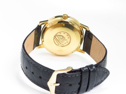 fig 3. RARE ORIGINAL SOLID 18CT 18K GOLD OMEGA CONSTELLATION DAYDATE AUTOMATIC CHRONOMETER MENS VINTAGE WATCH C1968
