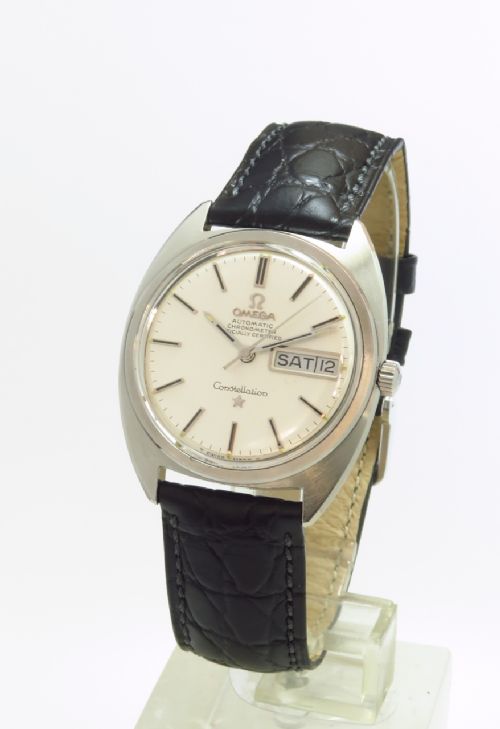 fig 1. SUPERB ORIGINAL CONDITION OMEGA CONSTELLATION 'C' AUTOMATIC CHRONOMETER MENS VINTAGE WATCH C1969