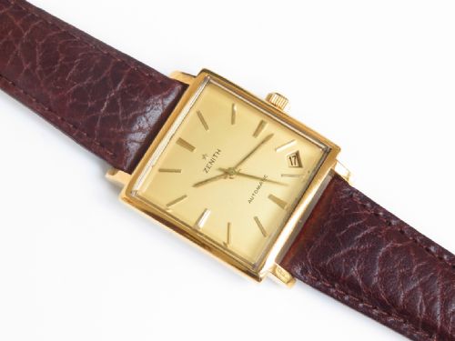 fig 3. WONDERFUL ZENITH KENNEDY AUTOMATIC WITH DATE GOLD FILLED MENS VINTAGE WATCH C1969