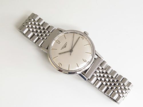 fig 1. SUPERB MINT ORIGINAL CONDITION LONGINES 19.4S MENS VINTAGE WATCH C1960