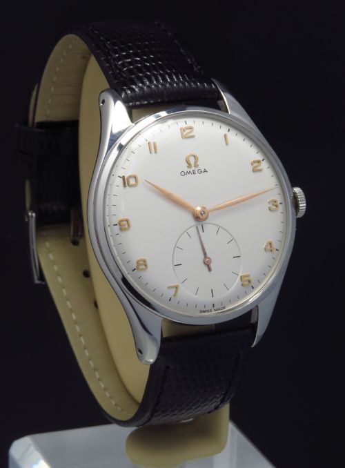 fig 2. SUPERB RARE OMEGA CALIBRE 266 OVERSIZE JUMBO MENS VINTAGE WATCH C1956
