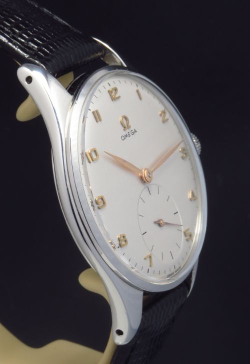 fig 3. SUPERB RARE OMEGA CALIBRE 266 OVERSIZE JUMBO MENS VINTAGE WATCH C1956