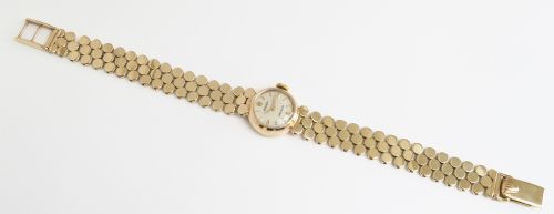 fig 3. WONDERFUL SOLID 9CT GOLD ROLEX PRECISION LADIES COCKTAIL WATCH C1959