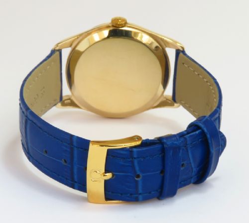fig 3. WONDERFUL SOLID 9CT GOLD OMEGA CALIBRE 268 MENS VINTAGE WATCH C1963