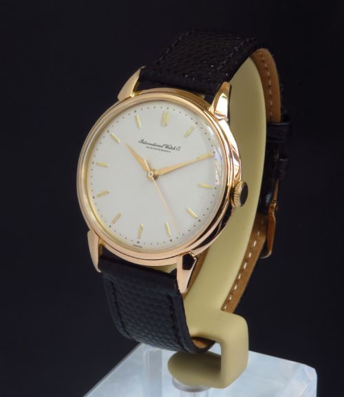 Solid 18ct Rose Gold International Watch Company Iwc Cali 89 Oversize Mens Vintage Watch C1951  Movement Serial Number 1285038