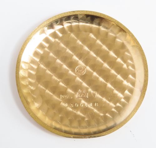 fig 5. SOLID 18CT ROSE GOLD INTERNATIONAL WATCH COMPANY IWC CALI 89 OVERSIZE MENS VINTAGE WATCH C1951 movement serial number 1285038