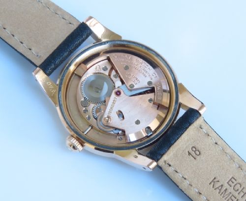 fig 5. SUPER RARE ORIGINAL SOLID 18CT 18K ROSE GOLD OMEGA SEAMASTER AUTOMATIC CHRONOMETER MARK 1 MENS VINTAGE WATCH C1949-50
