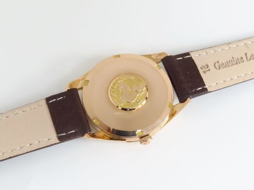 fig 5. NEAR MINT ORIGINAL CONDITION SOLID 18CT 18K ROSE GOLD OMEGA SEAMASTER AUTOMATIC MENS VINTAGE WATCH C1962