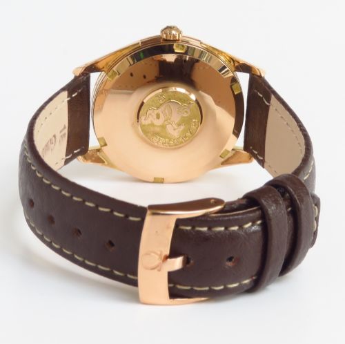 fig 6. NEAR MINT ORIGINAL CONDITION SOLID 18CT 18K ROSE GOLD OMEGA SEAMASTER AUTOMATIC MENS VINTAGE WATCH C1962