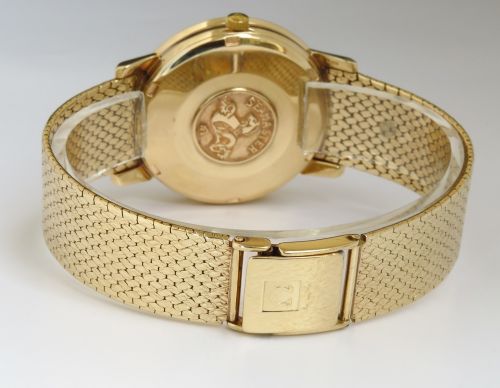 fig 5. ORIGNAL SOLID 9CT GOLD OMEGA SEAMASTER AUTOMATIC CALIBRE 552 MENS VINTAGE WATCH WITH BOX AND PAPERWORK C1966