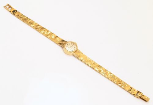 fig 2. LOVELY MINT CONDITION SOLID 9CT GOLD OMEGA LADIES COCKTAIL WATCH WITH BOX C1965