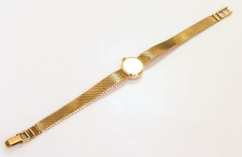 fig 3. LOVELY MINT CONDITION SOLID 9CT GOLD OMEGA LADIES COCKTAIL WATCH WITH BOX C1965
