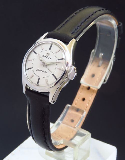 fig 1. SUPERB RARE EARLY OMEGA SEAMASTER MARK 1 LADIES VINTAGE WATCH C1952