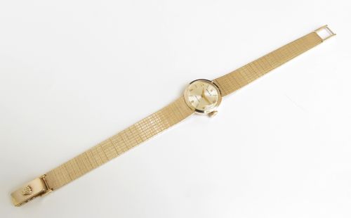 fig 3. BEAUTIFUL SOLID 9CT GOLD ROLEX PRECISION LADIES COCKTAIL WATCH WITH BOXES C1967