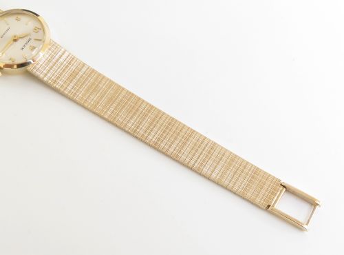 fig 7. BEAUTIFUL SOLID 9CT GOLD ROLEX PRECISION LADIES COCKTAIL WATCH WITH BOXES C1967