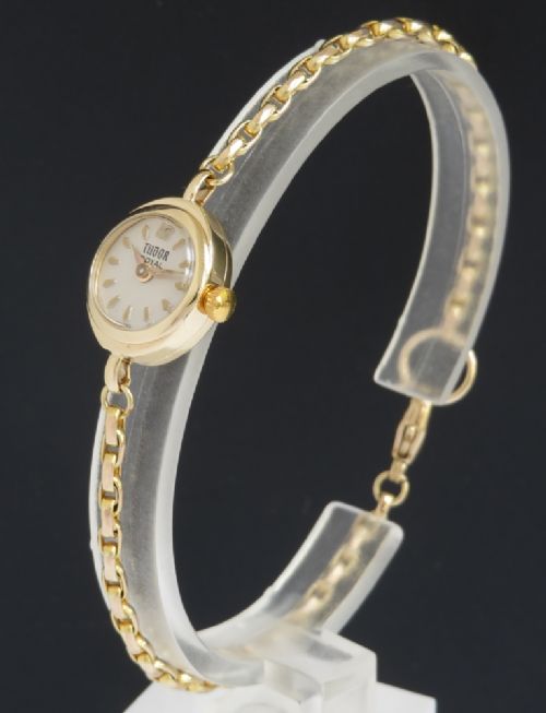 fig 2. LOVELY SOLID 9CT GOLD ROLEX TUDOR ROYAL LADIES COCKTAIL WATCH C1957