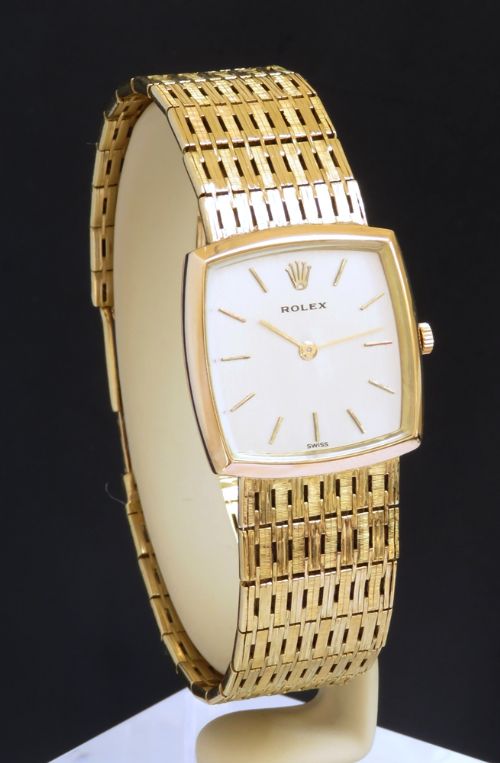 fig 2. STUNNING LARGE SOLID 18CT 18K ROLEX LADIES COCKTAIL WATCH C1966
