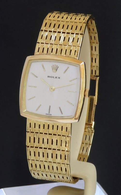 fig 3. STUNNING LARGE SOLID 18CT 18K ROLEX LADIES COCKTAIL WATCH C1966