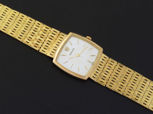 fig 5. STUNNING LARGE SOLID 18CT 18K ROLEX LADIES COCKTAIL WATCH C1966