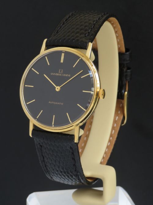 Solid 18ct 18k Universal Geneve Automatic Cal 66 Mens Vintage Watch C1966