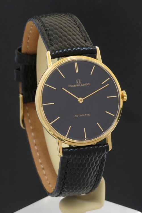 fig 3. SOLID 18CT 18K UNIVERSAL GENEVE AUTOMATIC CAL 66 MENS VINTAGE WATCH C1966