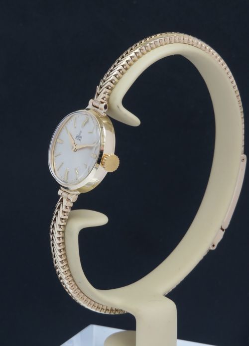 fig 3. MINT CONDITION SOLID 9CT GOLD ROLEX TUDOR ROYAL LADIES COCKTAIL WATCH C1964