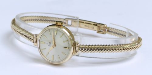 fig 4. MINT CONDITION SOLID 9CT GOLD ROLEX TUDOR ROYAL LADIES COCKTAIL WATCH C1964