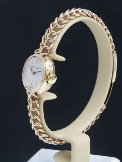 fig 2. SOLID 9CT GOLD JAEGER-LECOULTRE LADIES COCKTAIL WATCH C1954