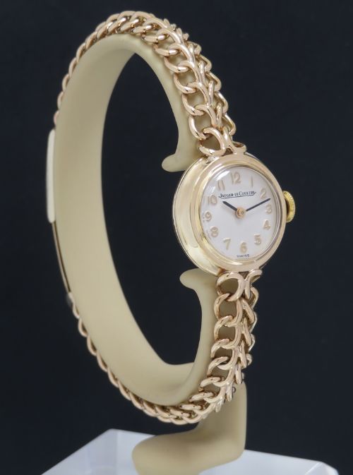 fig 4. SOLID 9CT GOLD JAEGER-LECOULTRE LADIES COCKTAIL WATCH C1954