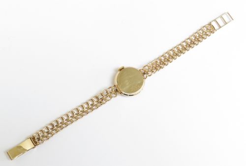 fig 7. SOLID 9CT GOLD JAEGER-LECOULTRE LADIES COCKTAIL WATCH C1954