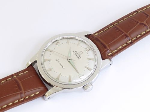 fig 4. EARLY OMEGA SEAMASTER AUTOMATIC BUMPER MENS VINTAGE WATCH C1949