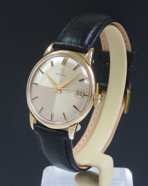 Stunning Solid 9ct Gold Omega Calibre 610 with Harlequin Dial C1964
