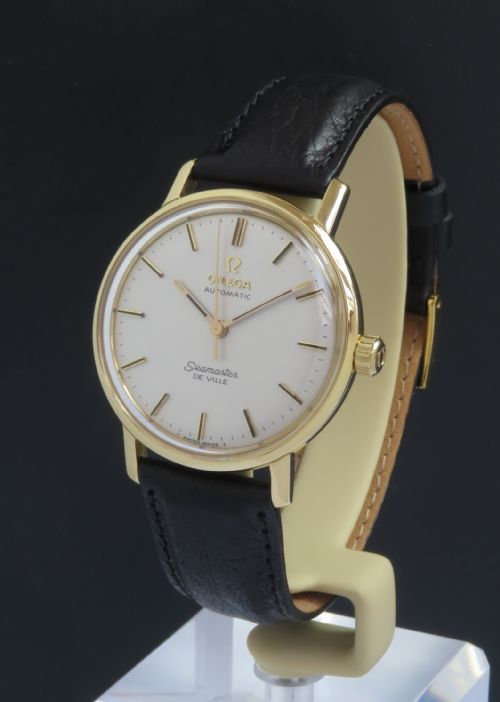 Wonderful Solid 18ct Gold Omega Seamaster De Ville Automatic Mens Vintage Watch C1964