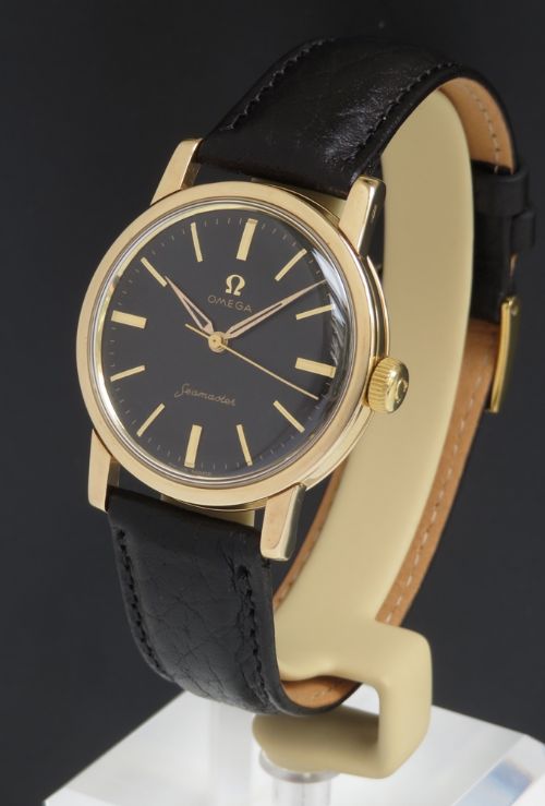 Solid 9ct Gold Omega Seamaster Calibre 520 Mens Vintage Watch C1959