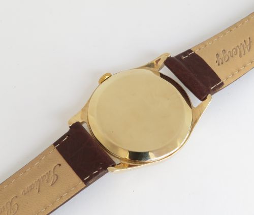 fig 5. SUPERB SOLID 9CT GOLD OMEGA CALIBRE 268 MENS VINTAGE WATCH C1963