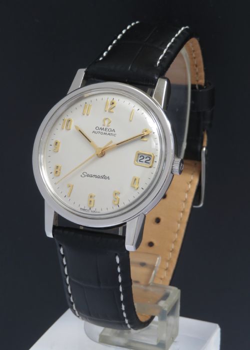 Rare Omega Seamaster Automatic with Date Mens Vintage Watch C1966
