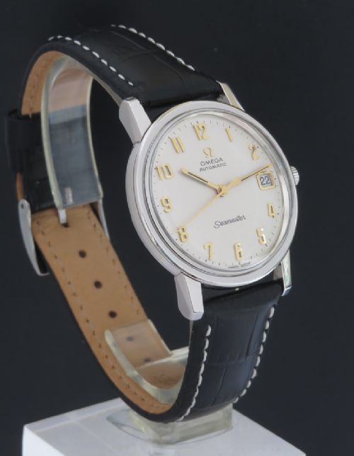 fig 2. RARE OMEGA SEAMASTER AUTOMATIC WITH DATE MENS VINTAGE WATCH C1966