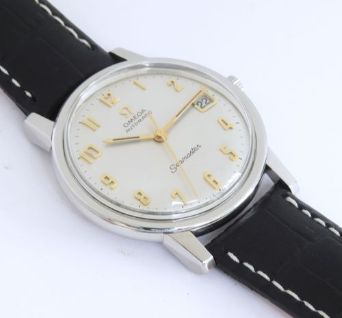 fig 4. RARE OMEGA SEAMASTER AUTOMATIC WITH DATE MENS VINTAGE WATCH C1966