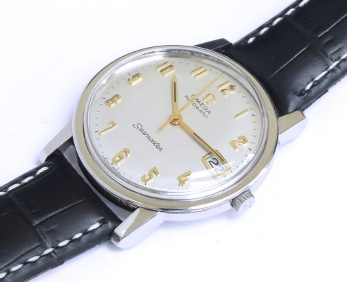 fig 5. RARE OMEGA SEAMASTER AUTOMATIC WITH DATE MENS VINTAGE WATCH C1966