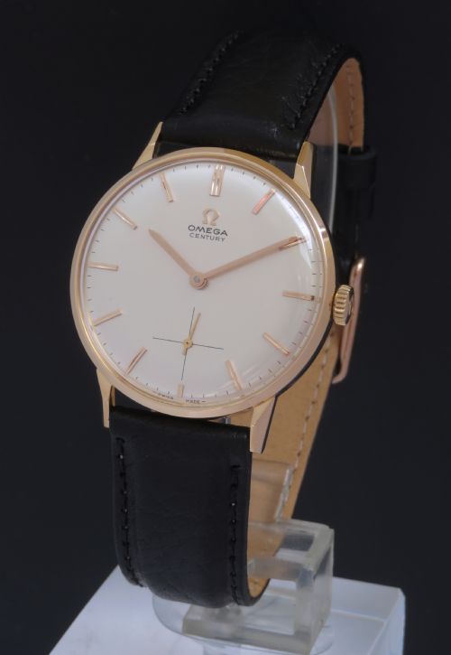 Original Solid 18ct 18k Rose Gold Omega Century Calibre 269 Mens Vintage Watch C1964