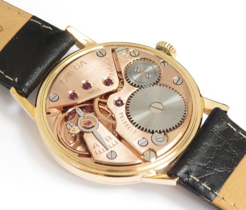 fig 5. ORIGINAL SOLID 18CT 18K ROSE GOLD OMEGA CENTURY CALIBRE 269 MENS VINTAGE WATCH C1964