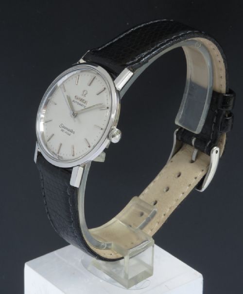 fig 1. RARE OMEGA SEAMASTER DE VILLE AUTOMATIC MIDSIZE VINTAGE WATCH C1962